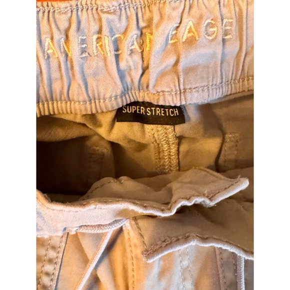 American Eagle Outfitters Super Stretch Gray Brushed cotton pants size 8 Short - Picture 10 of 11